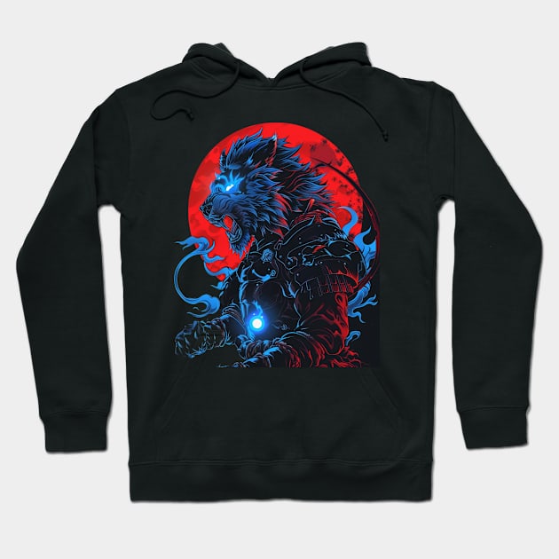 Demon Slayer Echoes of Valor Hoodie by Crazy Frog GREEN